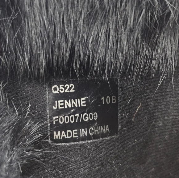 Coach Women's Jennie Q522 Signature Plaid Rabbit Fur Trimmed Winter Boots 10B - Picture 8 of 8